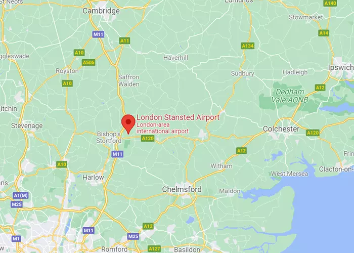 Map and Directions to Stansted Airport