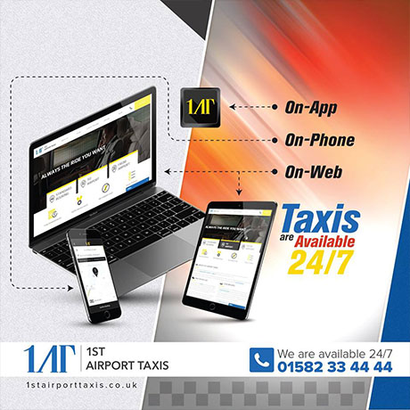 Luton Airport Taxis are Available 247