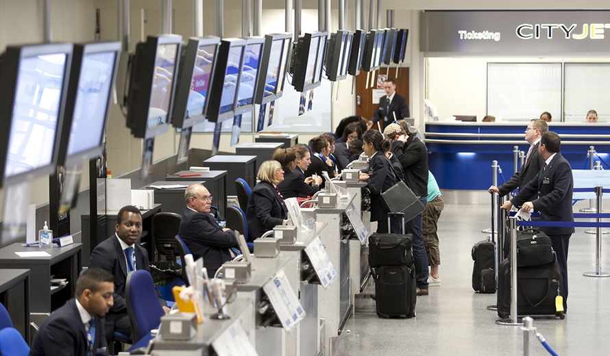 How Long does it takes on security at London City Airport?