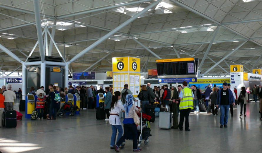 Pick up Point at Stansted Airport