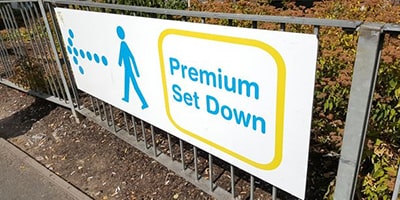 Premium Set Down at Birmingham Airport