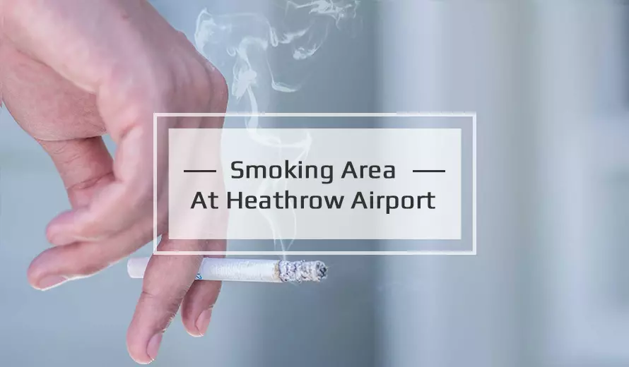 Smoking Area at Heathrow Airport