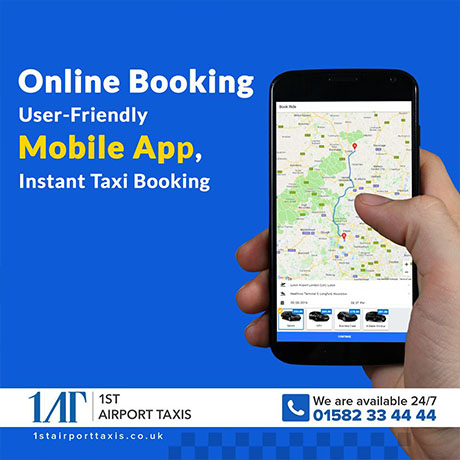 Online Booking User Friendly Mobile App Instant taxi Booking