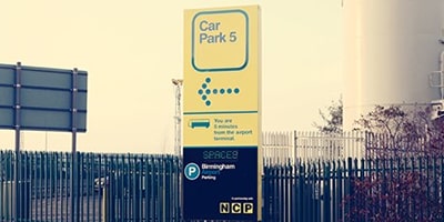 Car Park 5 at Birmingham Airport