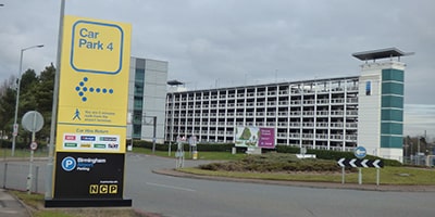 Car Park 4 at Birmingham Airport