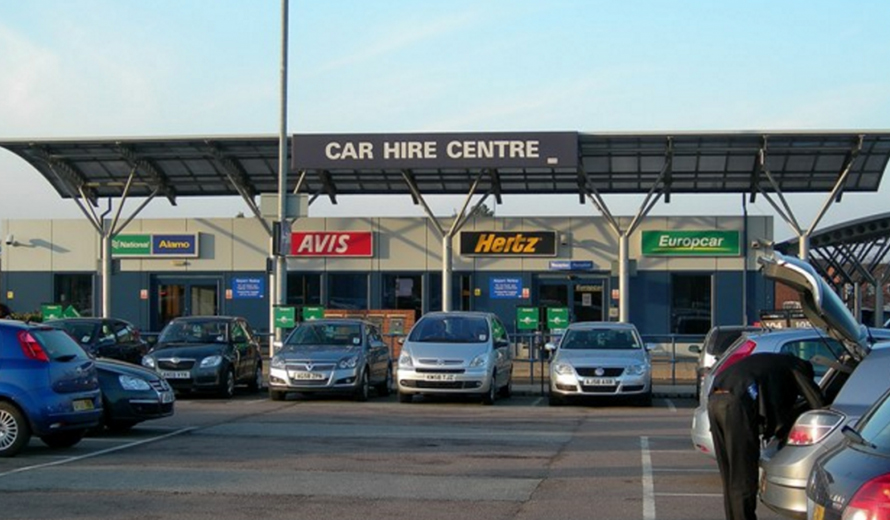 Car rental service at Luton airport