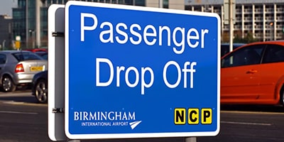 Drop Off Point at Birmingham Airport