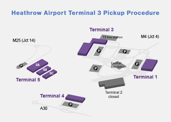 Heathrow Airport Terminal 3 Regular Pickup Procedure