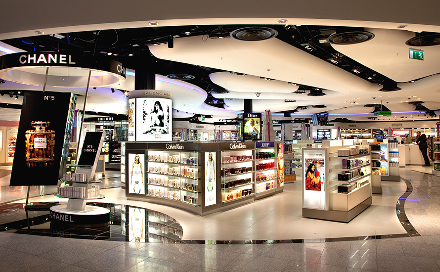 Luton Airport shops in main terminal