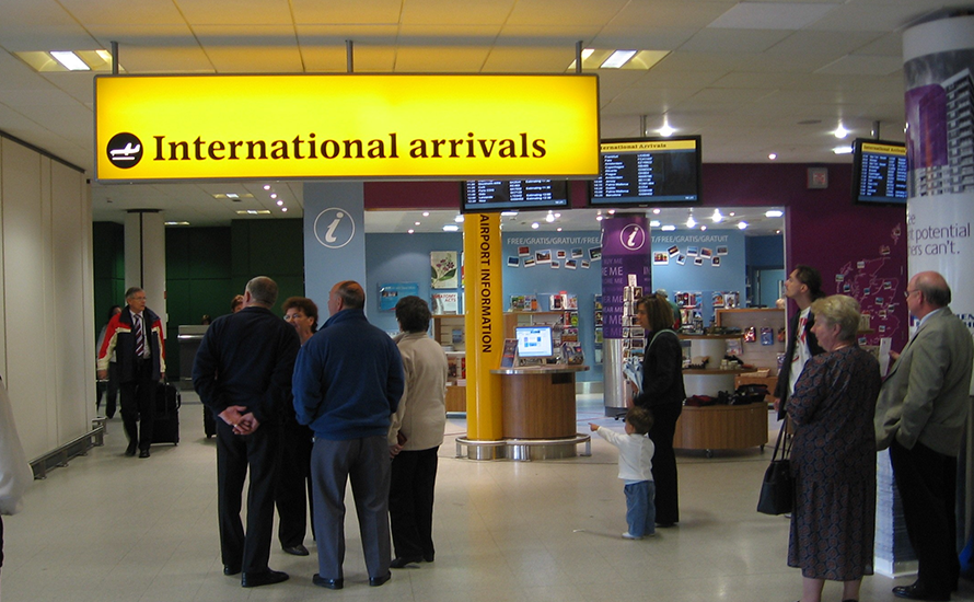 Arrivals section