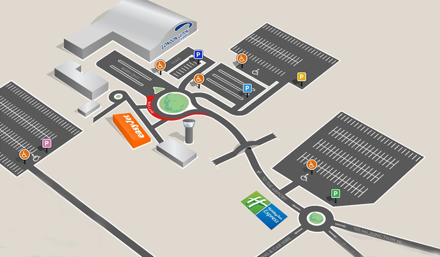 Multi-Storey Car Parking Luton Airport