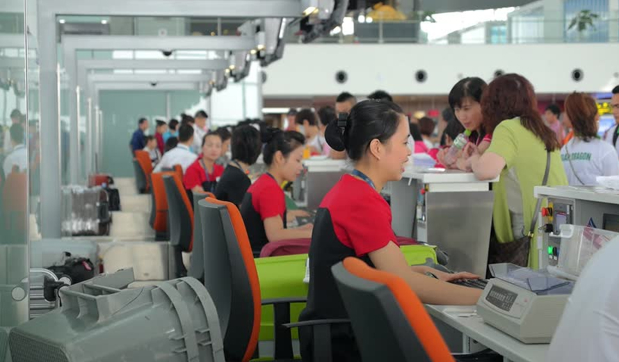 Separate check-in counters