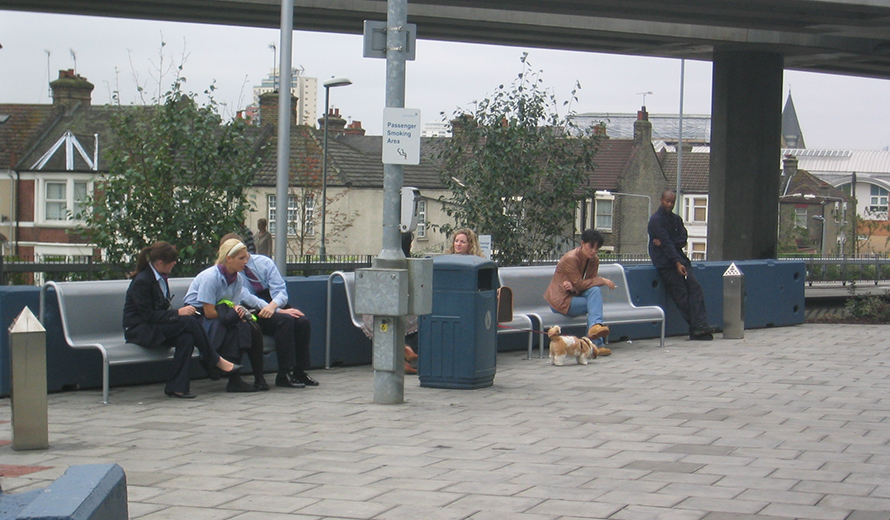 Smoking Area at London City Airport